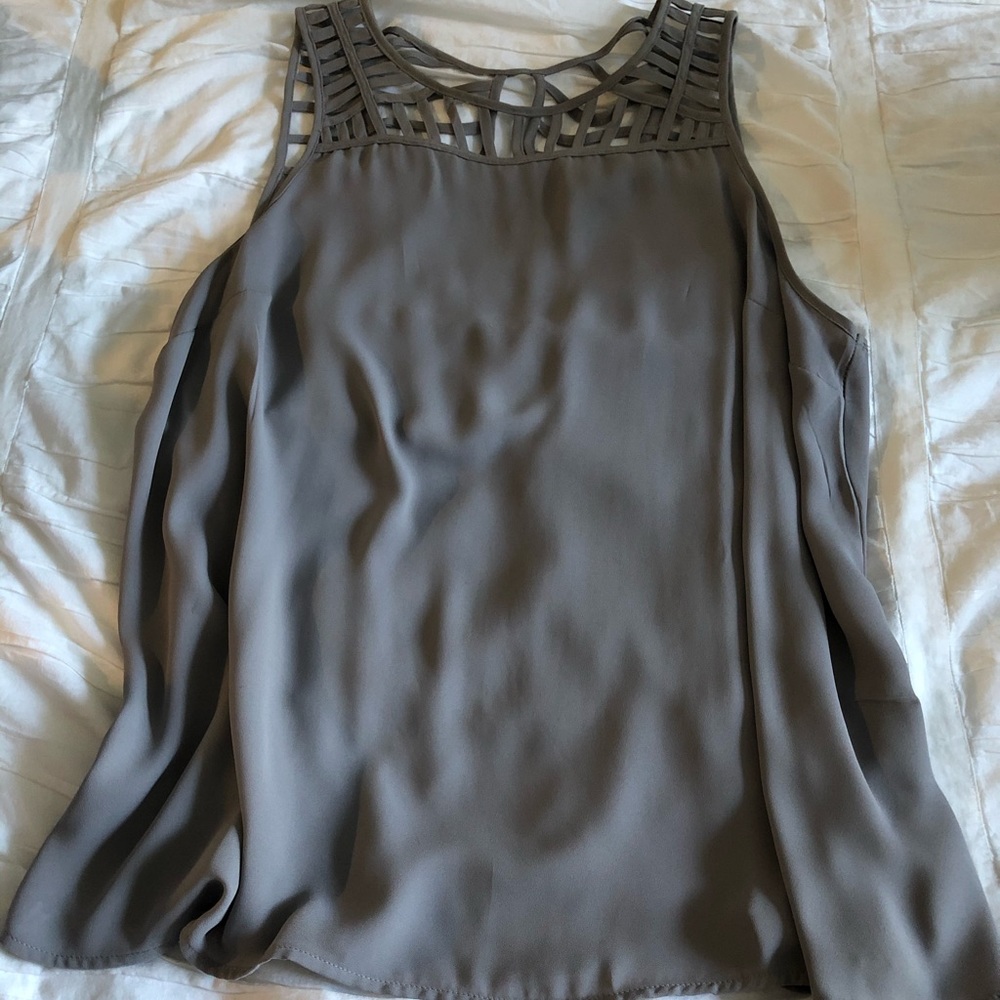Grey torrid blouse